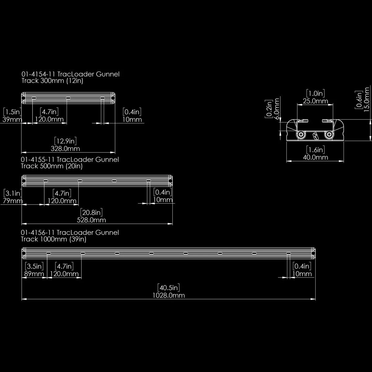 Railblaza TracLoader Gunnel 300mm 7 Railblaza TracLoader Gunnel 300mm - Billede 7